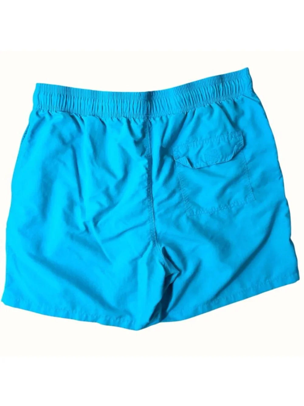 Bundle of 2 Blue Coastal Beach Surf Lined Nylon Swim Trunk Shorts Men's Size XL